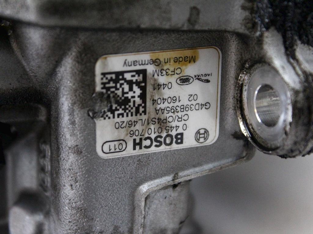 VISOKOTLACNA CRPALKA OEM N. G4D39B395AA ORIGINAL REZERVNI DEL LAND ROVER DISCOVERY SPORT L550 (DAL 2015)DIESEL LETNIK 2018