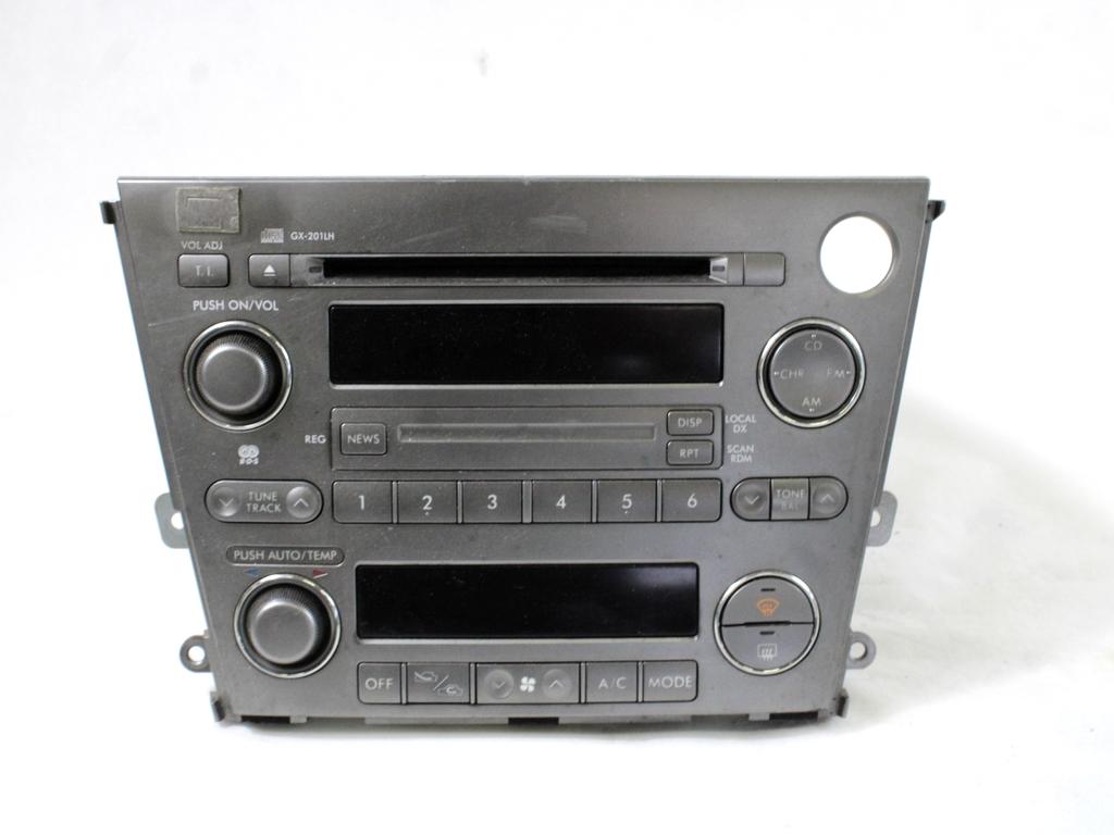 RADIO CD / OJACEVALNIK / IMETNIK HIFI OEM N. 86201AG430 ORIGINAL REZERVNI DEL SUBARU OUTBACK BP MK3 (2003 - 2009)  BENZINA/GPL LETNIK 2006