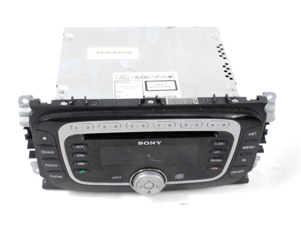 RADIO CD / OJACEVALNIK / IMETNIK HIFI OEM N. 7M5T-18C939-EA ORIGINAL REZERVNI DEL FORD FOCUS DA HCP DP MK2 R BER/SW (2008 - 2011) DIESEL LETNIK 2008