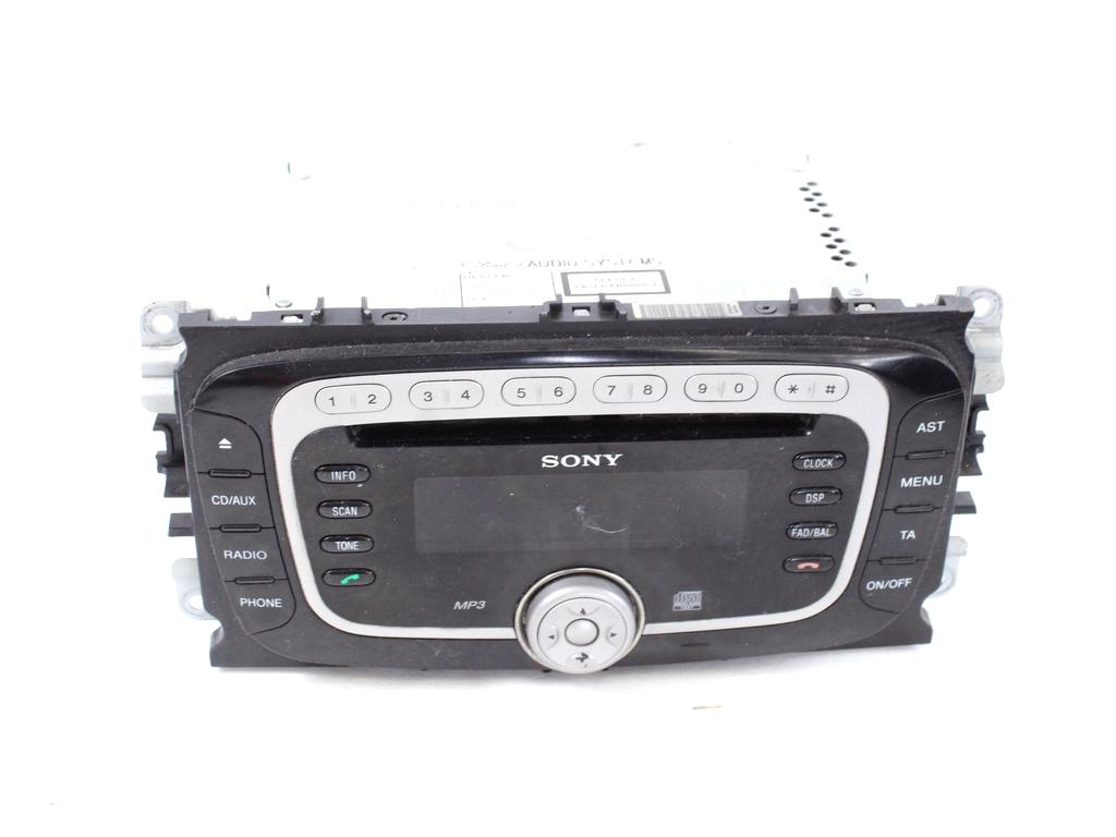 RADIO CD / OJACEVALNIK / IMETNIK HIFI OEM N. 7M5T-18C939-EA ORIGINAL REZERVNI DEL FORD FOCUS DA HCP DP MK2 R BER/SW (2008 - 2011) DIESEL LETNIK 2008