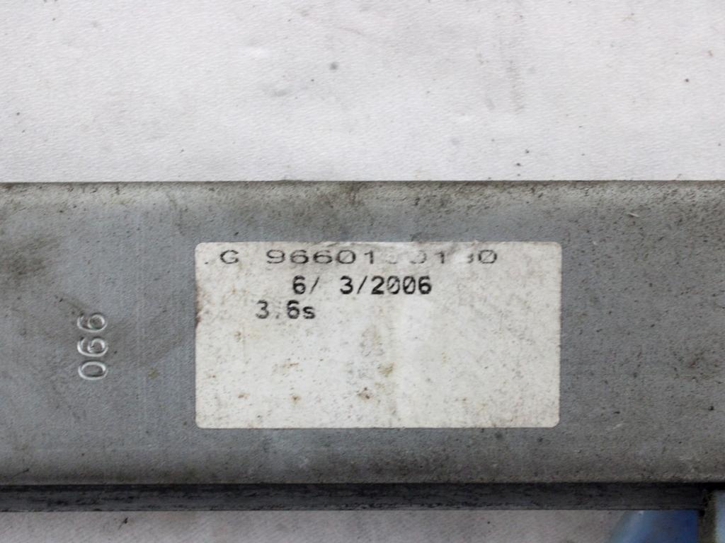 MEHANIZEM DVIGA SPREDNJIH STEKEL  OEM N. 17333 SISTEMA ALZACRISTALLO PORTA ANTERIORE ELETTR ORIGINAL REZERVNI DEL CITROEN C2 (2004 - 2009) DIESEL LETNIK 2006