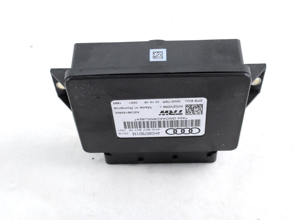 ELEKTRICNA PARKIRNA ZAVORNA  OEM N. 4H0907801M ORIGINAL REZERVNI DEL AUDI A6 C7 BER/SW/ALLROAD (2011 - 2018)DIESEL LETNIK 2017