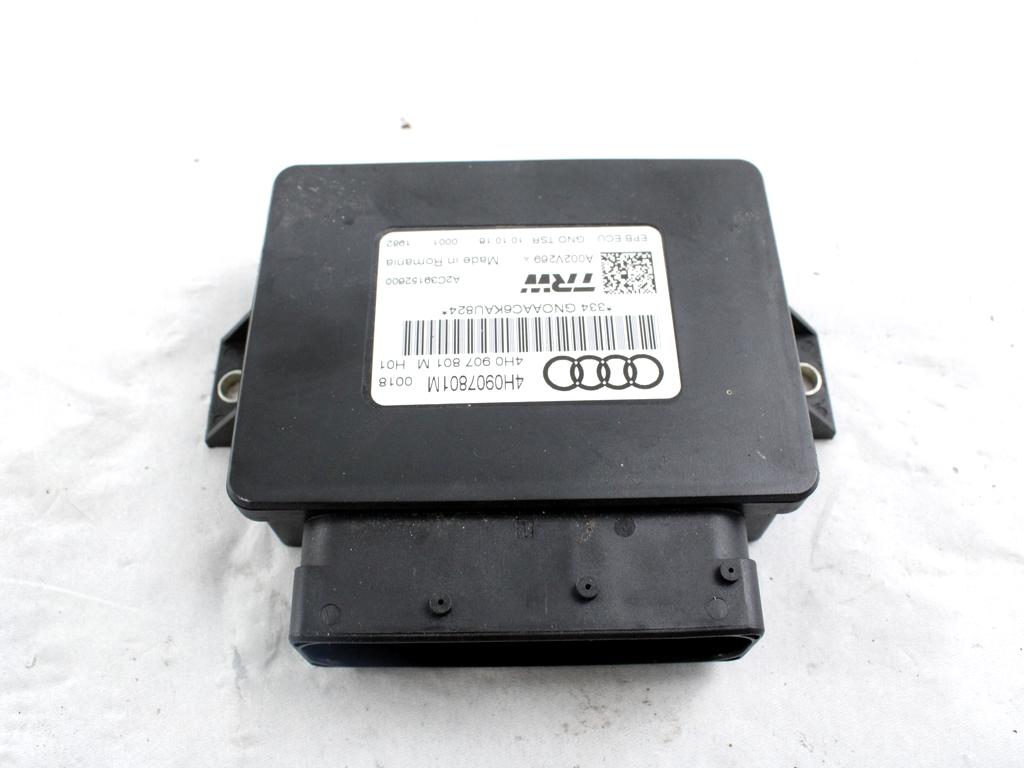 ELEKTRICNA PARKIRNA ZAVORNA  OEM N. 4H0907801M ORIGINAL REZERVNI DEL AUDI A6 C7 BER/SW/ALLROAD (2011 - 2018)DIESEL LETNIK 2017