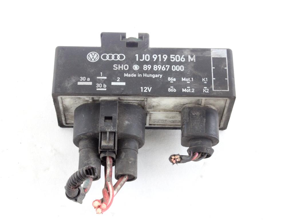 KRMILNA ENOTA ELEKTRICNEGA VENTILATORJA OEM N. 1J0919506M ORIGINAL REZERVNI DEL VOLKSWAGEN POLO 9N (10/2001 - 2005) BENZINA LETNIK 2002