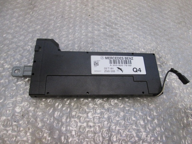 OJACEVALEC / ANTENA OEM N. A2038207989 ORIGINAL REZERVNI DEL MERCEDES CLASSE C W203 BER/SW (2000 - 2007) DIESEL LETNIK 2003
