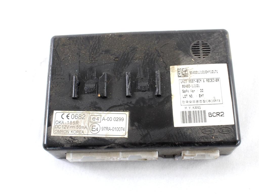 RACUNALNIK MOTORJA/REM OEM N. 95400-1J101 ORIGINAL REZERVNI DEL HYUNDAI I20 PB PBT MK1 (2008 - 2012)BENZINA/GPL LETNIK 2010