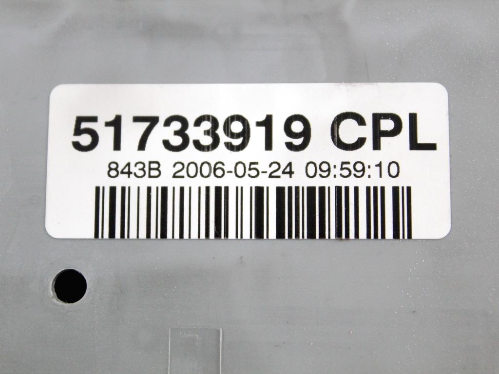 KOMPLET ODKLEPANJE IN VZIG  OEM N. 17452 KIT ACCENSIONE AVVIAMENTO ORIGINAL REZERVNI DEL LANCIA Y YPSILON 843 (2003-2006) DIESEL LETNIK 2006