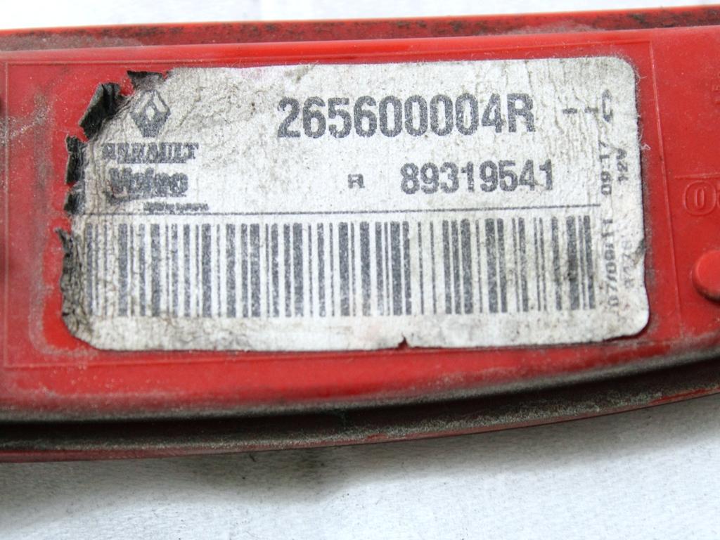 MOUNTING DELI ODBIJAC ZADNJI OEM N. 265600004R ORIGINAL REZERVNI DEL RENAULT MEGANE MK3 BZ0/1 B3 DZ0/1 KZ0/1 BER/SPORTOUR/ESTATE (2009 - 2015) DIESEL LETNIK 2011