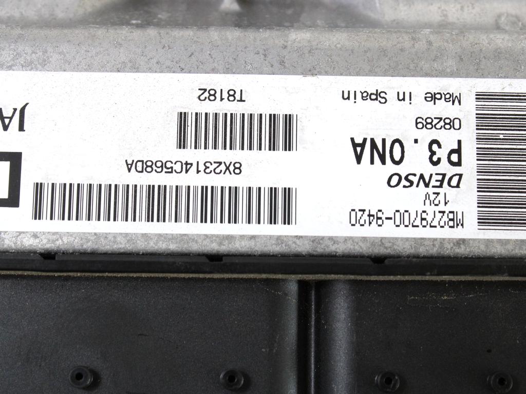 OSNOVNA KRMILNA ENOTA DDE / MODUL ZA VBRIZGAVANJE OEM N. 8X2314C568DA ORIGINAL REZERVNI DEL JAGUAR XF X250 MK1 (2008 - 2011)BENZINA LETNIK 2009