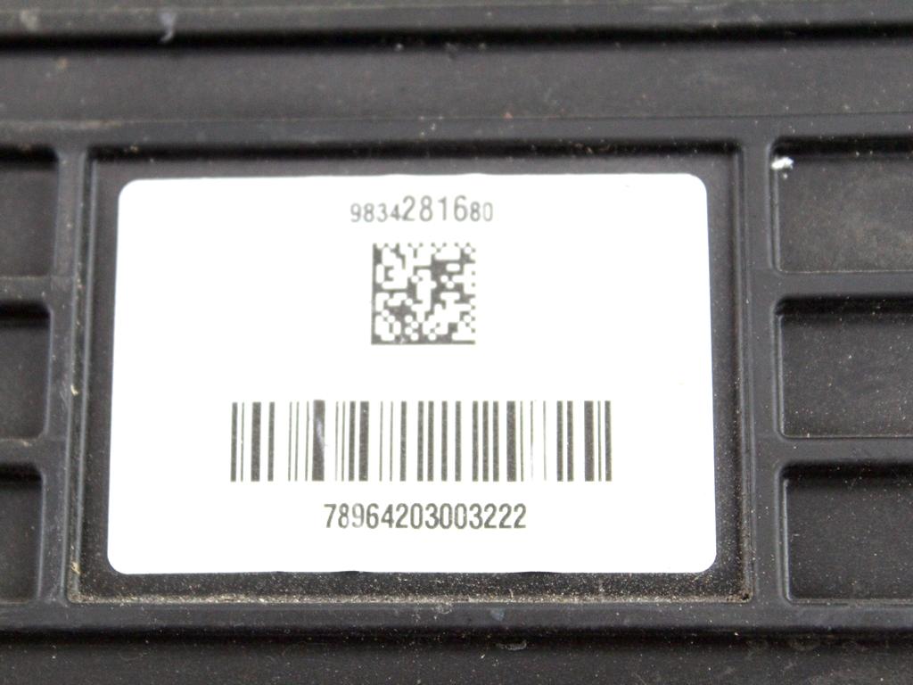 OHISJE FILTRA Z AKTIVNIM OGLJEM OEM N. 9834281680 ORIGINAL REZERVNI DEL DS DS4 D41 MK2 (DAL 2021)IBRIDO (ELETRICO-BENZINA) LETNIK 2022