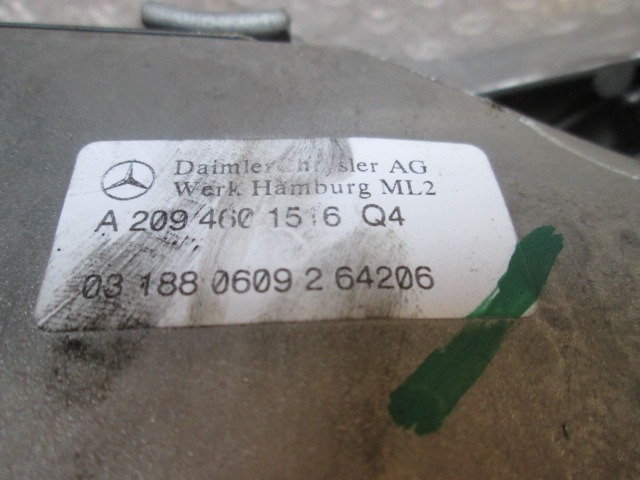 VOLANSKI DROG OEM N. A2094601516  ORIGINAL REZERVNI DEL MERCEDES CLASSE C W203 BER/SW (2000 - 2007) DIESEL LETNIK 2003