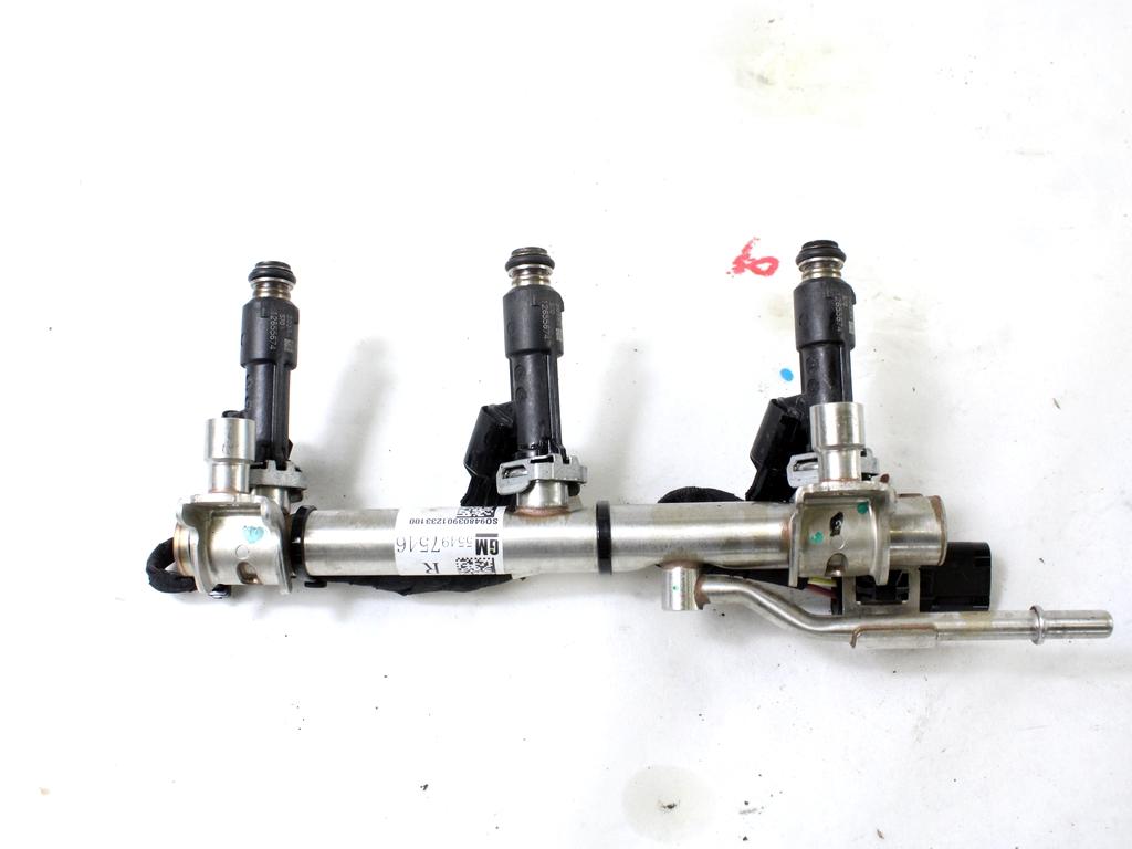 INJEKTORJI/BENCIN OEM N. 55497546 ORIGINAL REZERVNI DEL OPEL KARL C16 (2015 - 2019)BENZINA/GPL LETNIK 2018