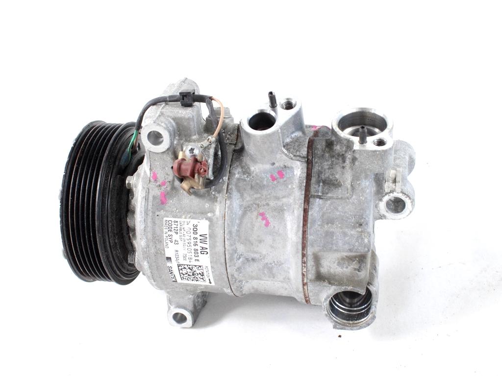 KOMPRESOR KLIME  OEM N. 3Q0816803E ORIGINAL REZERVNI DEL VOLKSWAGEN POLO AW1 (DAL 2017)BENZINA/METANO LETNIK 2021