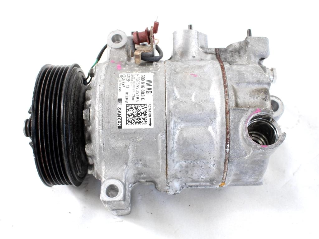 KOMPRESOR KLIME  OEM N. 3Q0816803E ORIGINAL REZERVNI DEL VOLKSWAGEN POLO AW1 (DAL 2017)BENZINA/METANO LETNIK 2021