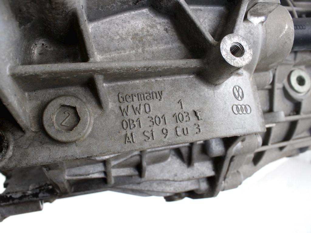 ROCNI MENJALNIK OEM N. 0B1300040F ORIGINAL REZERVNI DEL AUDI A4 B8 8K2 BER/SW/CABRIO (2007 - 11/2015) DIESEL LETNIK 2008