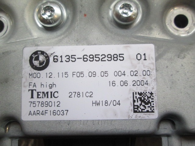 RACUNALNIK VRAT IN STEKEL OEM N. 61356952985 ORIGINAL REZERVNI DEL BMW SERIE 5 E60 E61 (2003 - 2010) DIESEL LETNIK 2004