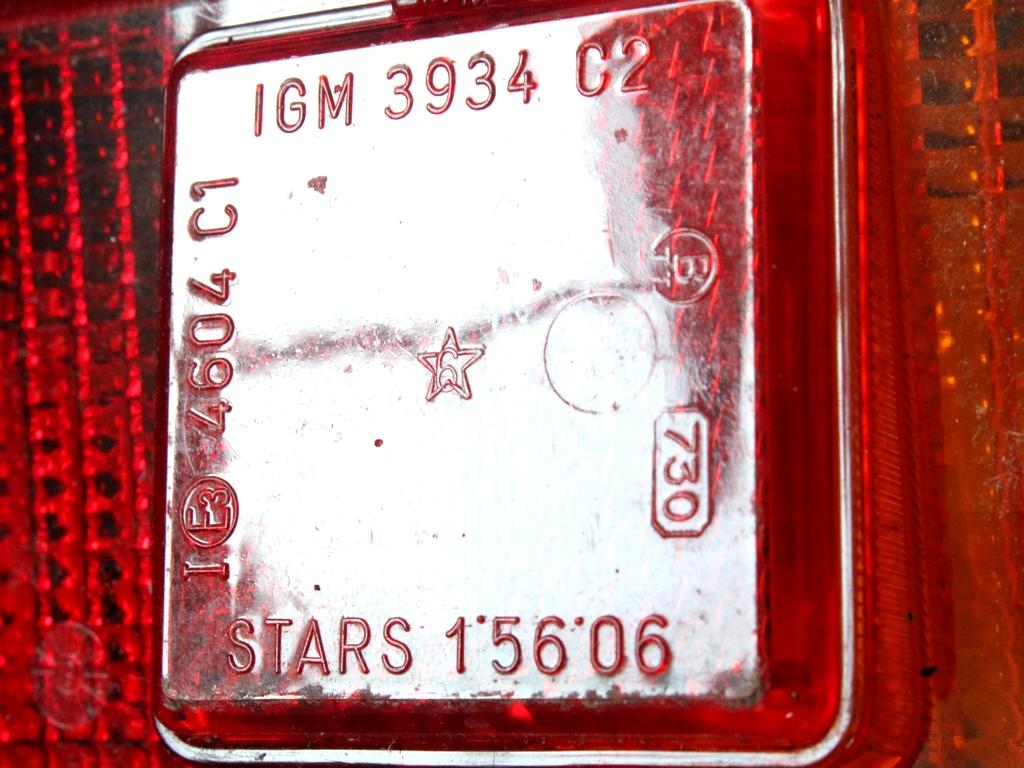 ZADNJI DESNI ZAROMETI OEM N. 119000 ORIGINAL REZERVNI DEL FIAT 128 (1969 - 1983)BENZINA LETNIK 1973