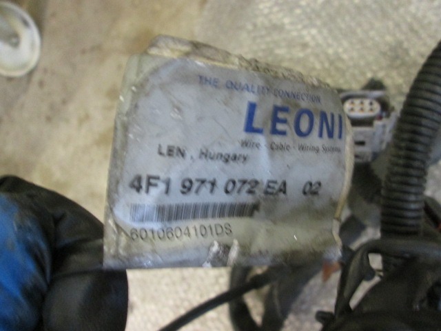 ELEKTRICNA NAPELJAVA OEM N. 4F1971072EA ORIGINAL REZERVNI DEL AUDI A6 C6 4F2 4FH 4F5 BER/SW/ALLROAD (07/2004 - 10/2008) DIESEL LETNIK 2006