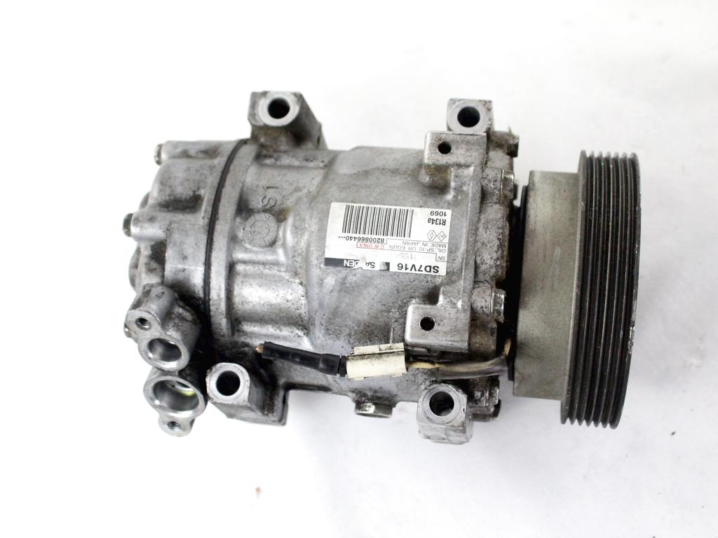 KOMPRESOR KLIME  OEM N. 8200866440 ORIGINAL REZERVNI DEL DACIA SANDERO MK1 (2008 - 2012) BENZINA/GPL LETNIK 2010