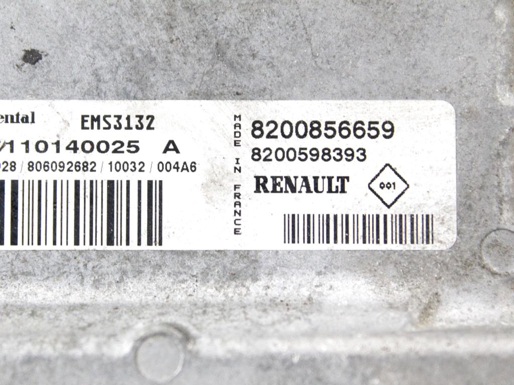KOMPLET ODKLEPANJE IN VZIG  OEM N. 7197 KIT ACCENSIONE AVVIAMENTO ORIGINAL REZERVNI DEL DACIA SANDERO MK1 (2008 - 2012) BENZINA/GPL LETNIK 2010