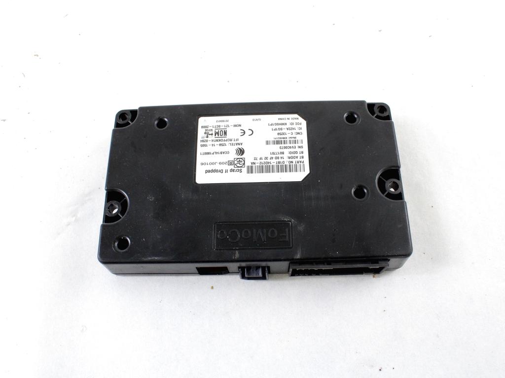 RACUNALNIK TELEFONA  OEM N. D1BT-14D212-NA ORIGINAL REZERVNI DEL FORD FIESTA CB1 CNN MK6 R (2012 - 2017)BENZINA LETNIK 2016
