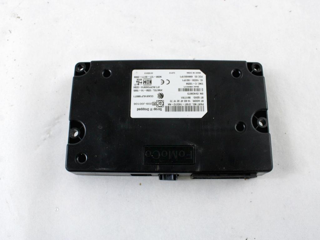 RACUNALNIK TELEFONA  OEM N. D1BT-14D212-NA ORIGINAL REZERVNI DEL FORD FIESTA CB1 CNN MK6 R (2012 - 2017)BENZINA LETNIK 2016