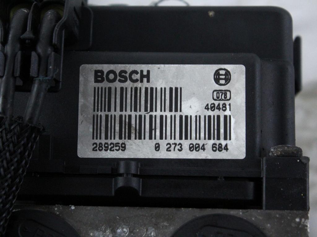 ABS AGREGAT S PUMPO OEM N. 46837590 ORIGINAL REZERVNI DEL FIAT MULTIPLA 186 (1998 - 2002) DIESEL LETNIK 2004