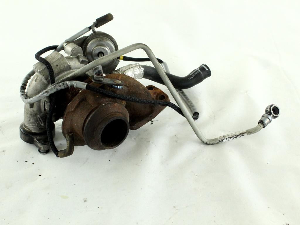 TURBINA OEM N. 9685293080 ORIGINAL REZERVNI DEL PEUGEOT PARTNER TEPEE MK2 (2008 - 2015) DIESEL LETNIK 2009