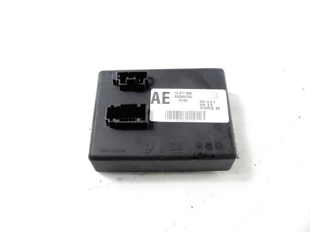 RACUNALNIK ZAROMETOV OEM N. 13317368 ORIGINAL REZERVNI DEL OPEL INSIGNIA A G09 (2008 - 2017)DIESEL LETNIK 2010