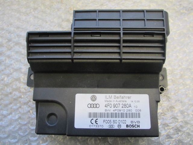 RACUNALNIK MOTORJA/REM OEM N. 4F0907280A ORIGINAL REZERVNI DEL AUDI A6 C6 4F2 4FH 4F5 BER/SW/ALLROAD (07/2004 - 10/2008) DIESEL LETNIK 2006