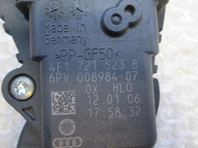 PEDALI OEM N. 4F1721523B ORIGINAL REZERVNI DEL AUDI A6 C6 4F2 4FH 4F5 BER/SW/ALLROAD (07/2004 - 10/2008) DIESEL LETNIK 2006