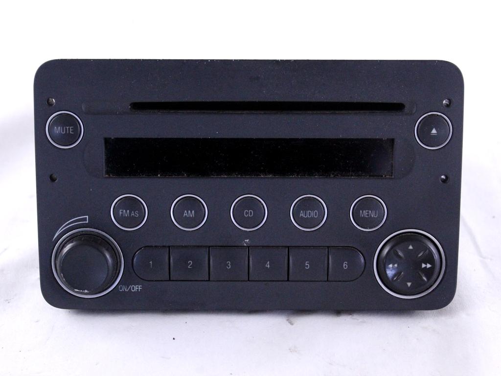 RADIO CD / OJACEVALNIK / IMETNIK HIFI OEM N. 156073093 ORIGINAL REZERVNI DEL ALFA ROMEO 159 939 BER/SW (2005 - 2013) DIESEL LETNIK 2008