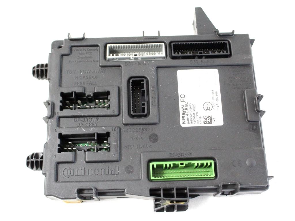 RACUNALNIK MOTORJA/REM OEM N. 284B14CB5C ORIGINAL REZERVNI DEL NISSAN QASHQAI J11 (2013 - 2021)DIESEL LETNIK 2017