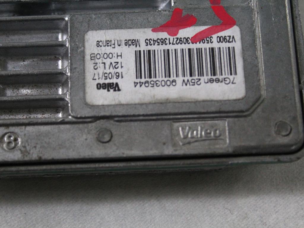 RACUNALNIK KSENONSKIH ZAROMETOV OEM N. 90035944 ORIGINAL REZERVNI DEL DS DS3 (2015 - 2019)DIESEL LETNIK 2017