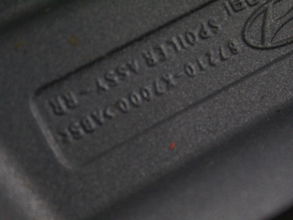 ZADNJI SPOJLER OEM N. 87210K7010 ORIGINAL REZERVNI DEL HYUNDAI I10 AC3 MK3 (DAL 2019)BENZINA LETNIK 2020