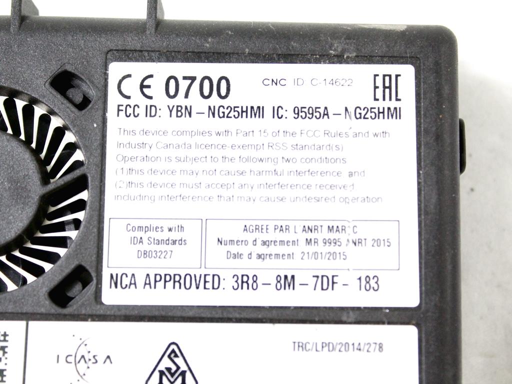 KRMILNA ENOTA NAVIGACIJSKE ENOTE OEM N. 84156702 ORIGINAL REZERVNI DEL OPEL ASTRA K B16 5P/3P/SW (2015 - 2021)DIESEL LETNIK 2017