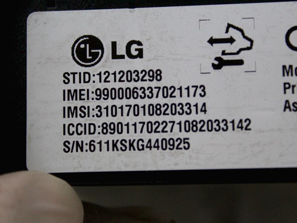 RACUNALNIK TELEFONA  OEM N. 23221498 ORIGINAL REZERVNI DEL OPEL ASTRA K B16 5P/3P/SW (2015 - 2021)DIESEL LETNIK 2017