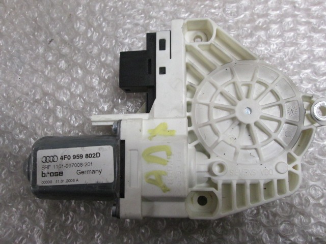 DVIZNI MEHANIZEM SPREDNIH STEKEL  OEM N. 4F0959802B ORIGINAL REZERVNI DEL AUDI A6 C6 4F2 4FH 4F5 BER/SW/ALLROAD (07/2004 - 10/2008) DIESEL LETNIK 2006