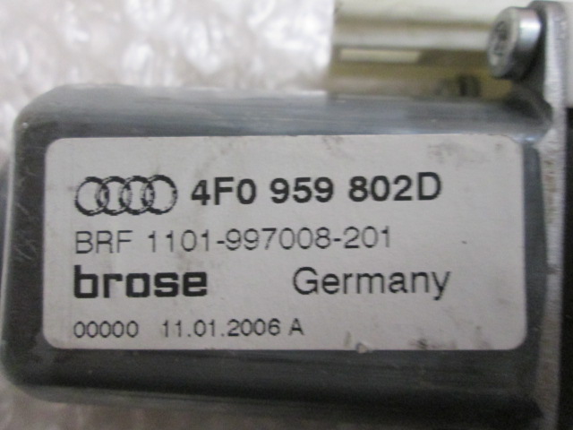 DVIZNI MEHANIZEM SPREDNIH STEKEL  OEM N. 4F0959802B ORIGINAL REZERVNI DEL AUDI A6 C6 4F2 4FH 4F5 BER/SW/ALLROAD (07/2004 - 10/2008) DIESEL LETNIK 2006