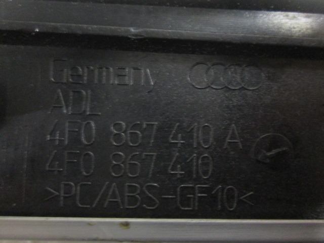 OKRASNE LETVICE VRAT  OEM N. 4F0867410A ORIGINAL REZERVNI DEL AUDI A6 C6 4F2 4FH 4F5 BER/SW/ALLROAD (07/2004 - 10/2008) DIESEL LETNIK 2006