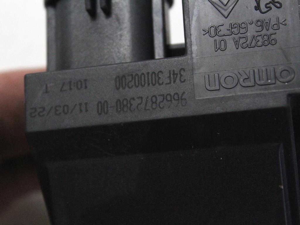 KRMILNA ENOTA ELEKTRICNEGA VENTILATORJA OEM N. 9662872380 ORIGINAL REZERVNI DEL PEUGEOT 207 / 207 CC R WA WC WD WK (05/2009 - 2015) DIESEL LETNIK 2011