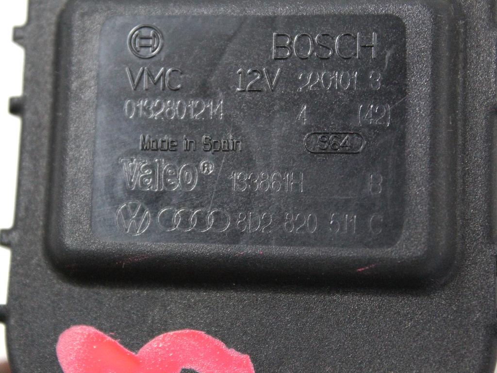 MOTORCEK OGREVANJA OEM N. 8D2820511C ORIGINAL REZERVNI DEL AUDI A3 MK1R 8L 8L1 3P/5P (2000 - 2003) DIESEL LETNIK 2001