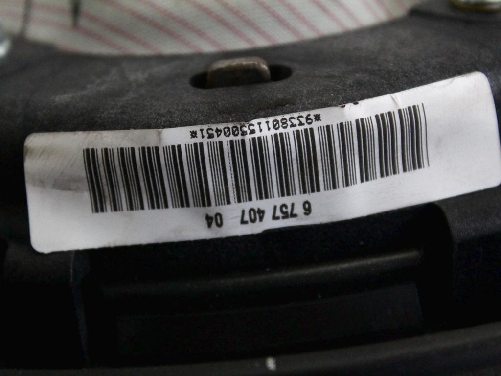 AIRBAG VOLAN OEM N. 6757407 ORIGINAL REZERVNI DEL MINI ONE / COOPER / COOPER S R50 R52 R53 (2001-2006) BENZINA LETNIK 2001