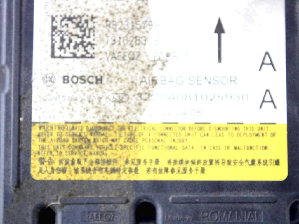 RACUNALNIK AIRBAG OEM N. 32315799 ORIGINAL REZERVNI DEL VOLVO XC40 536 R (DAL 2022)BENZINA LETNIK 2022