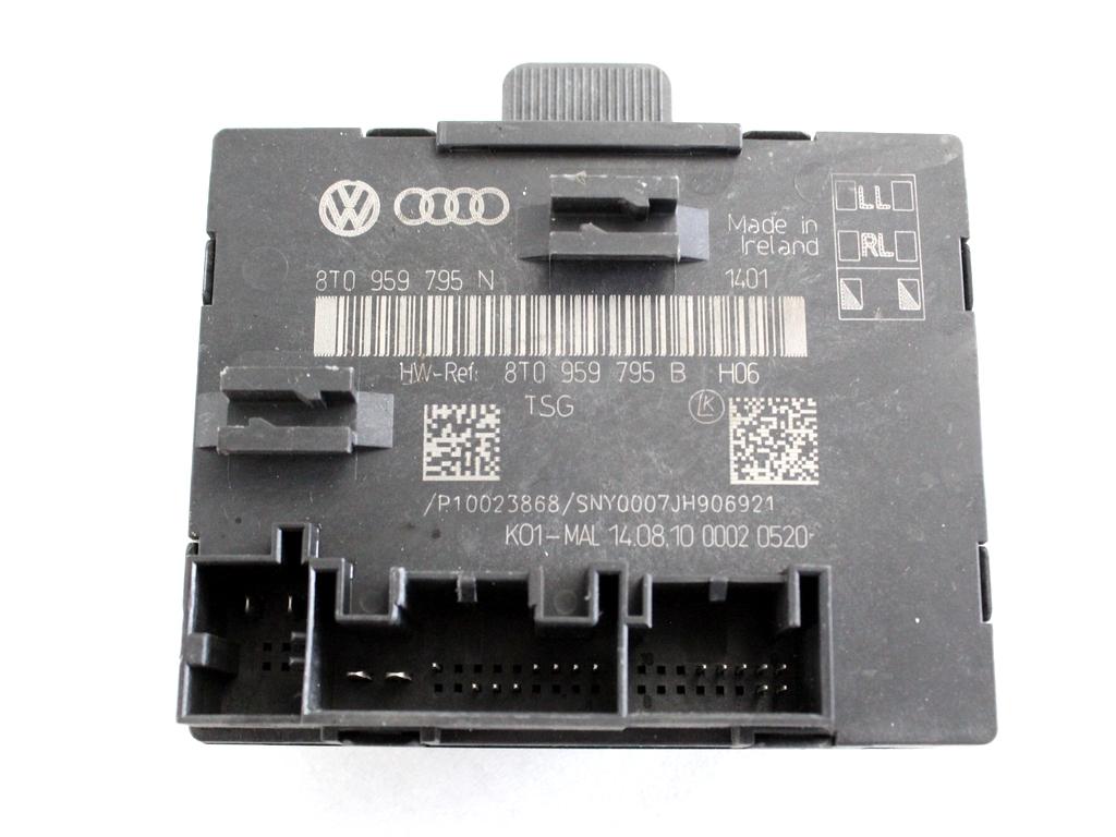 RACUNALNIK VRAT IN STEKEL OEM N. 8T0959795N ORIGINAL REZERVNI DEL AUDI A5 8T COUPE/5P (2007 - 2011) DIESEL LETNIK 2011