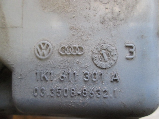 ZAVORNI CILINDER OEM N. 1K1611301A ORIGINAL REZERVNI DEL VOLKSWAGEN TOURAN 1T1 MK1 (2003 - 11/2006) DIESEL LETNIK 2004