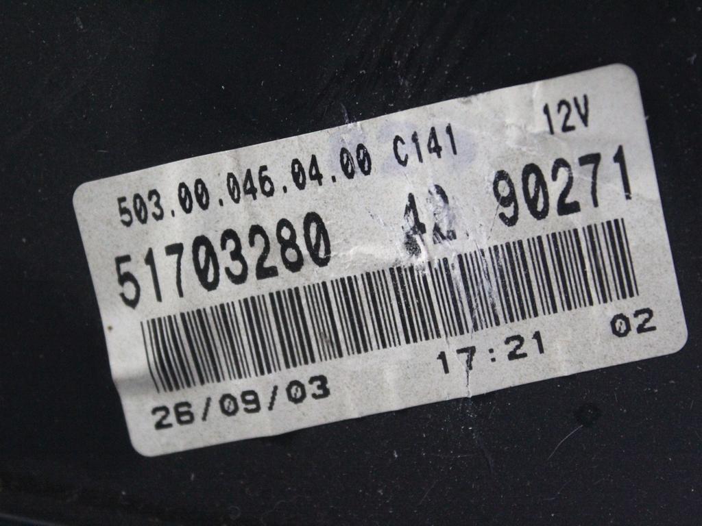 KILOMETER STEVEC OEM N. 51703280 ORIGINAL REZERVNI DEL FIAT PUNTO 188 MK2 R (2003 - 2011) DIESEL LETNIK 2003