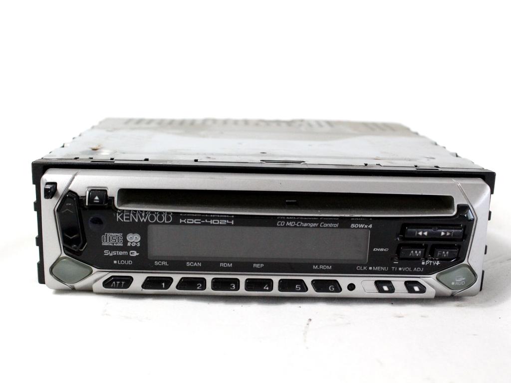 RADIO CD / OJACEVALNIK / IMETNIK HIFI OEM N. KDC-4024 ORIGINAL REZERVNI DEL FIAT PUNTO 188 MK2 R (2003 - 2011) DIESEL LETNIK 2003