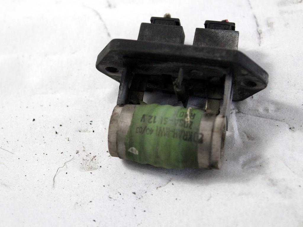 KRMILNA ENOTA ELEKTRICNEGA VENTILATORJA OEM N. 71733587 ORIGINAL REZERVNI DEL FIAT PUNTO 188 MK2 R (2003 - 2011) DIESEL LETNIK 2003