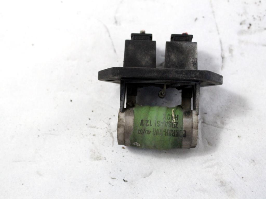 KRMILNA ENOTA ELEKTRICNEGA VENTILATORJA OEM N. 71733587 ORIGINAL REZERVNI DEL FIAT PUNTO 188 MK2 R (2003 - 2011) DIESEL LETNIK 2003